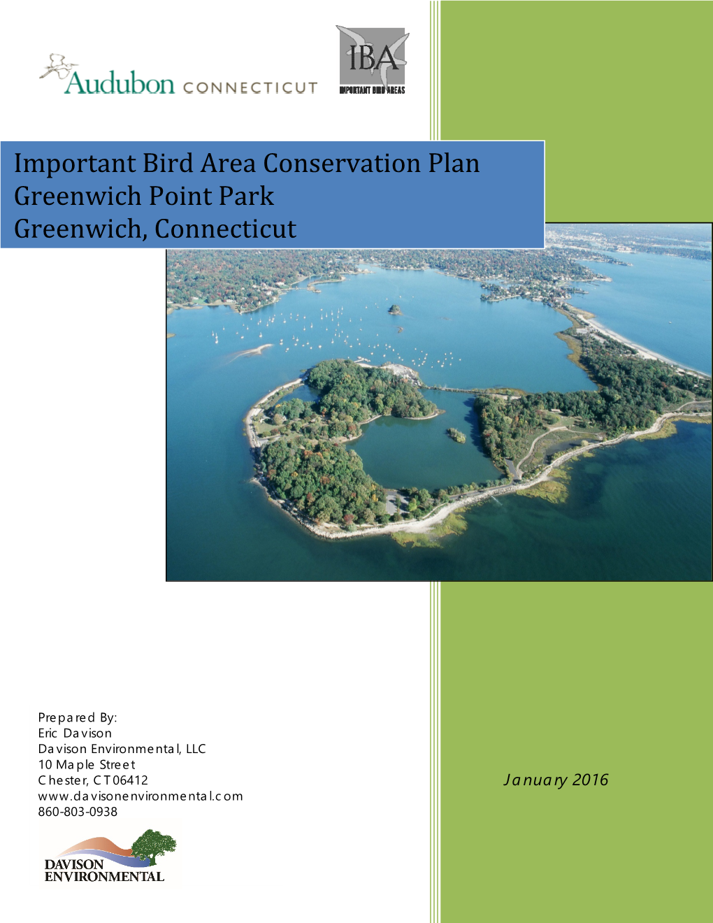 Greenwich Point Park Important Bird Area Conservation Plan