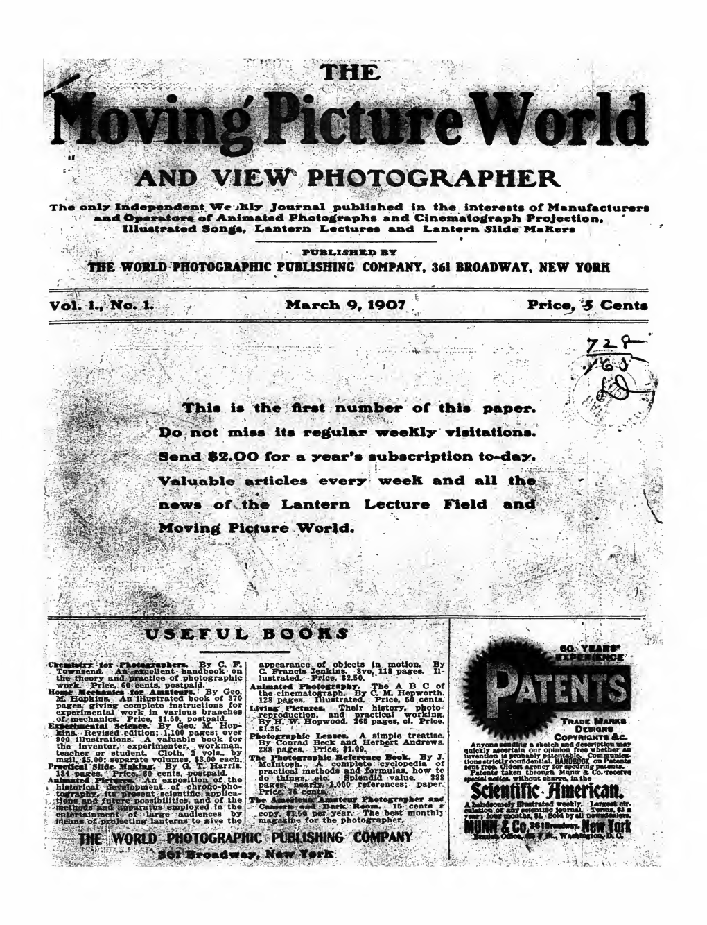 The Moving Picture World (March 1907)