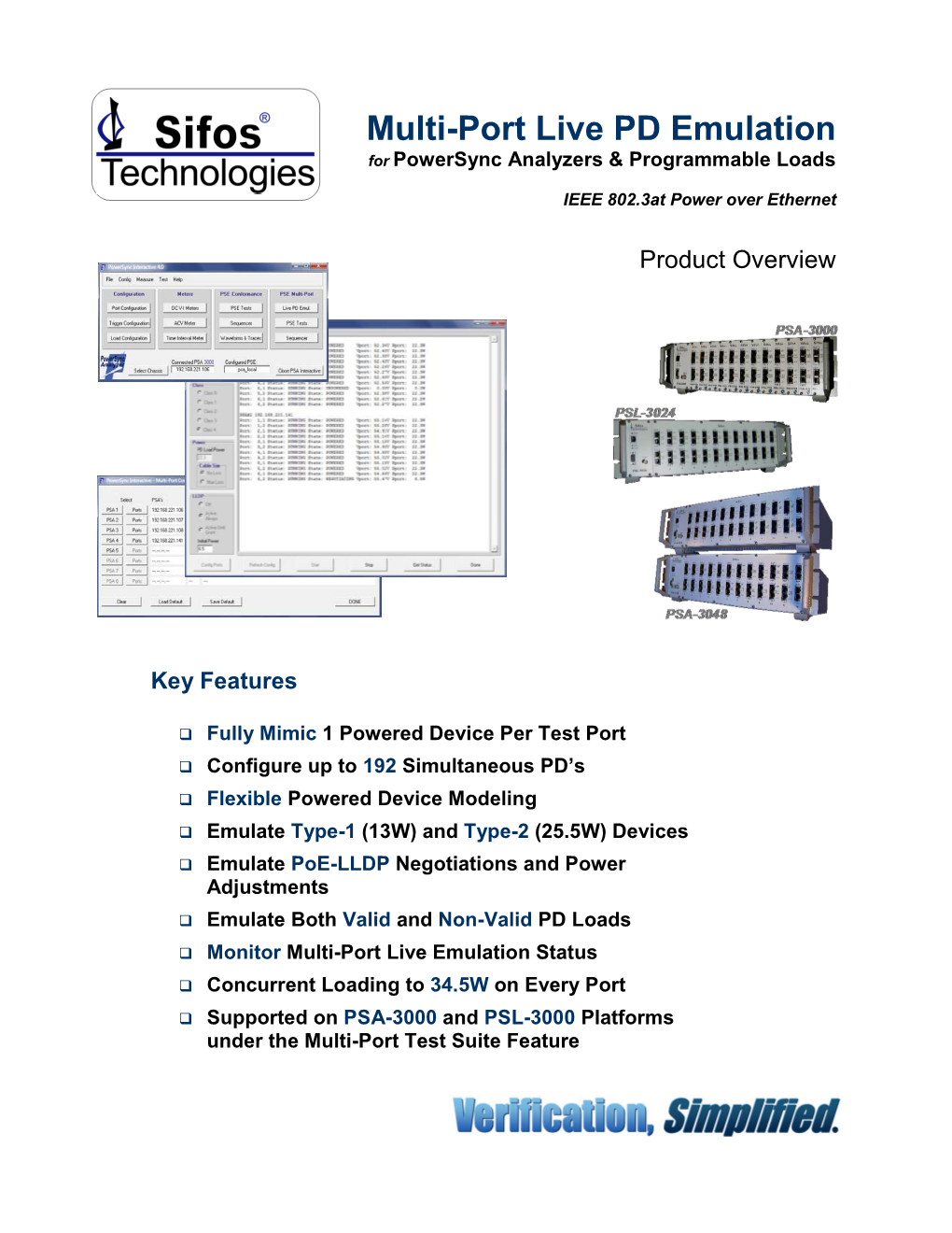 Multi-Port Live PD Emulation for Powersync Analyzers & Programmable Loads