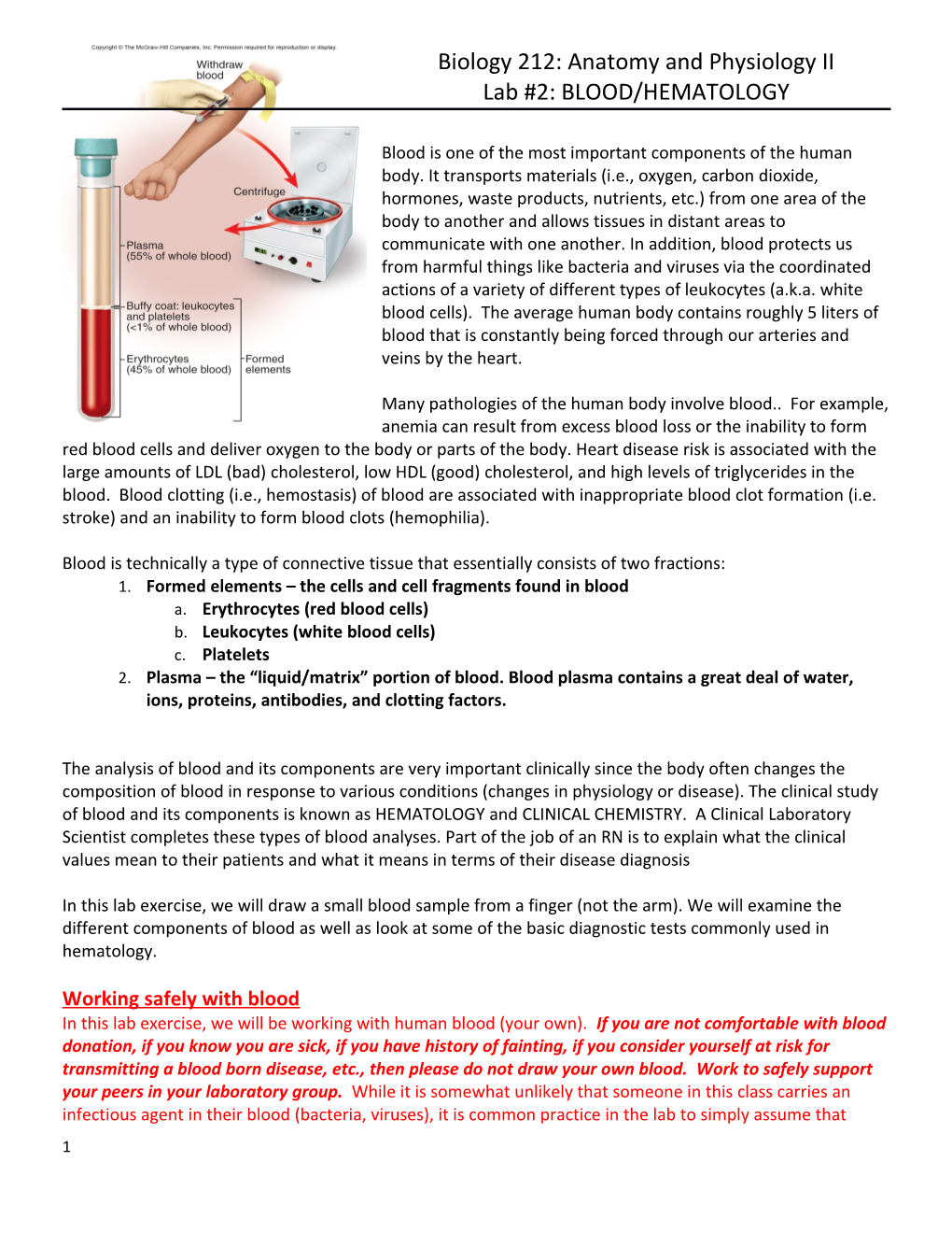 Biology 212: Anatomy and Physiology II