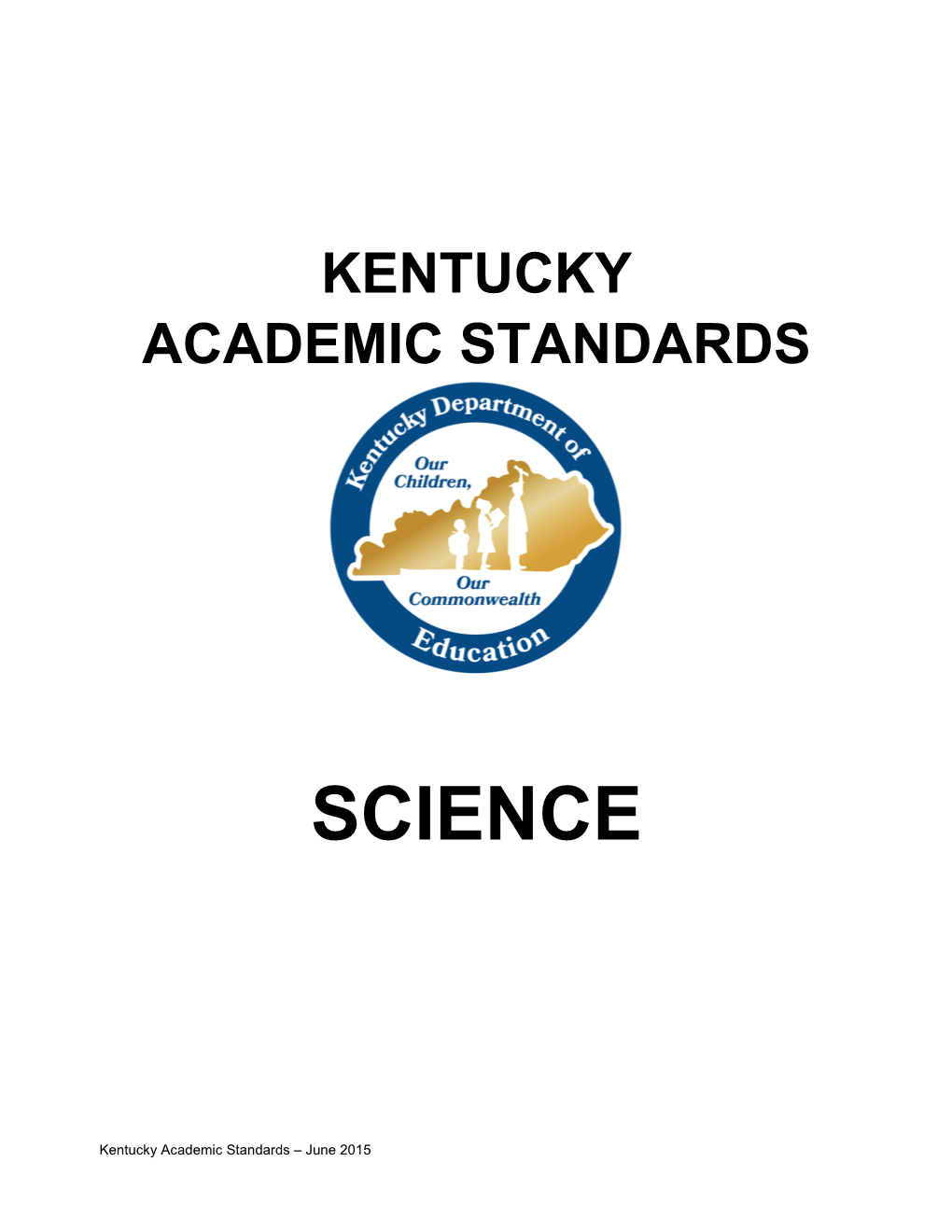 Kentucky Academic Standards Science