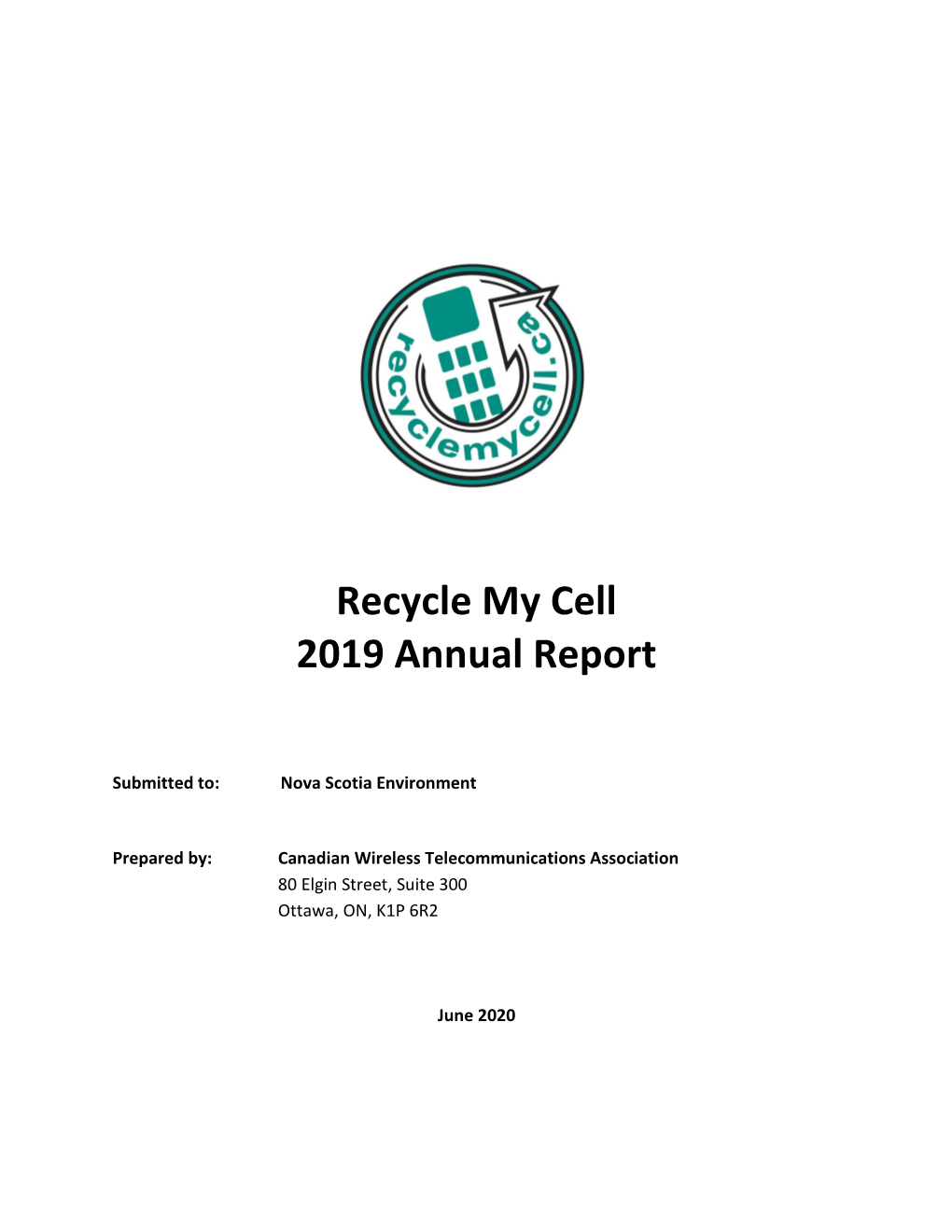 Recycle My Cell 2019 Annual Report