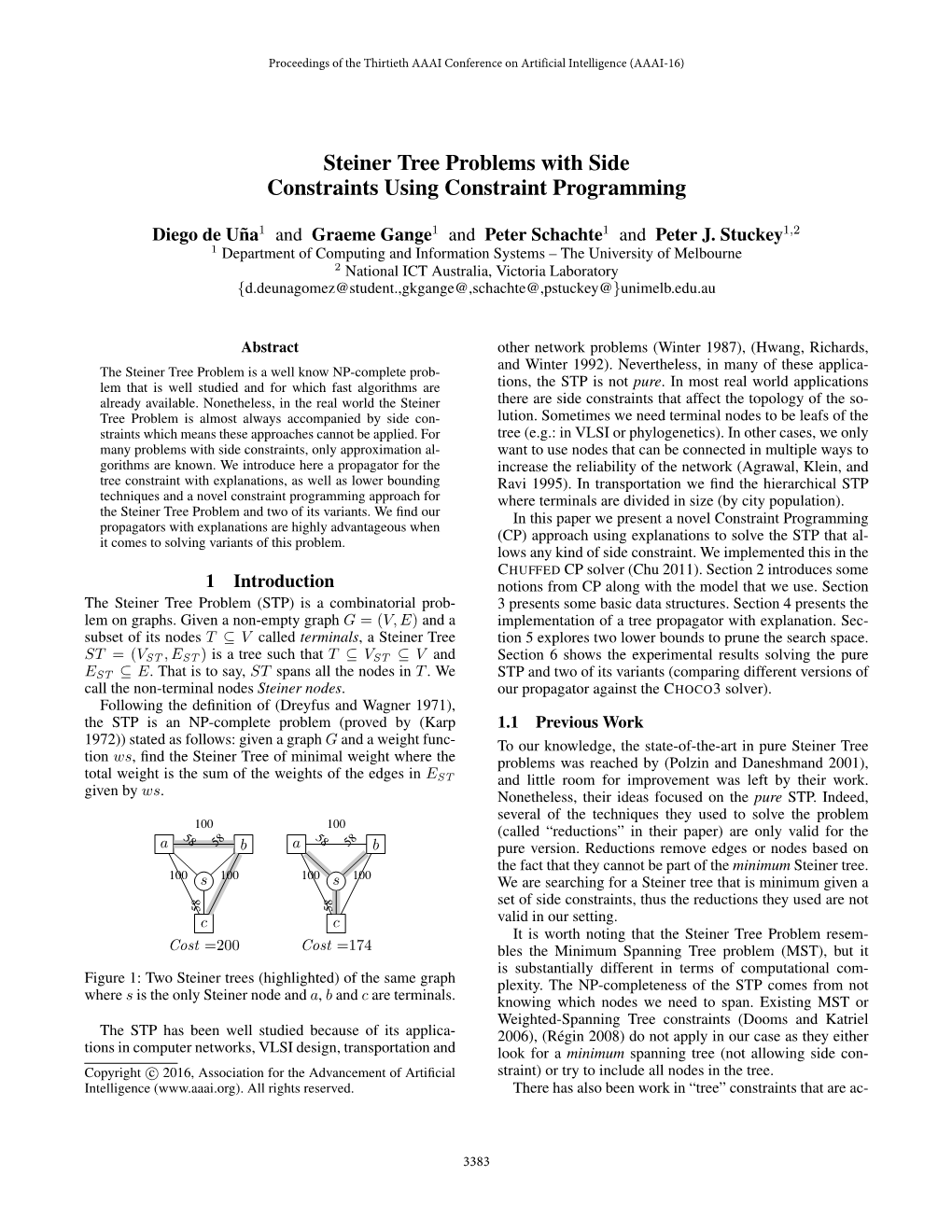 Steiner Tree Problems with Side Constraints Using Constraint Programming