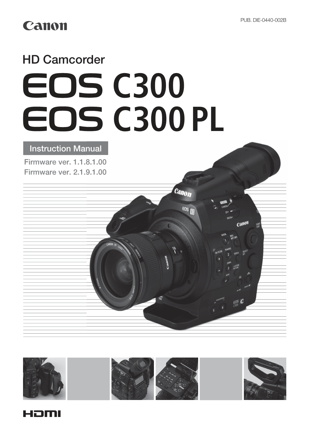EOS C300 / EOS C300 PL Encouraged to Try to Correct the Interference by Systems