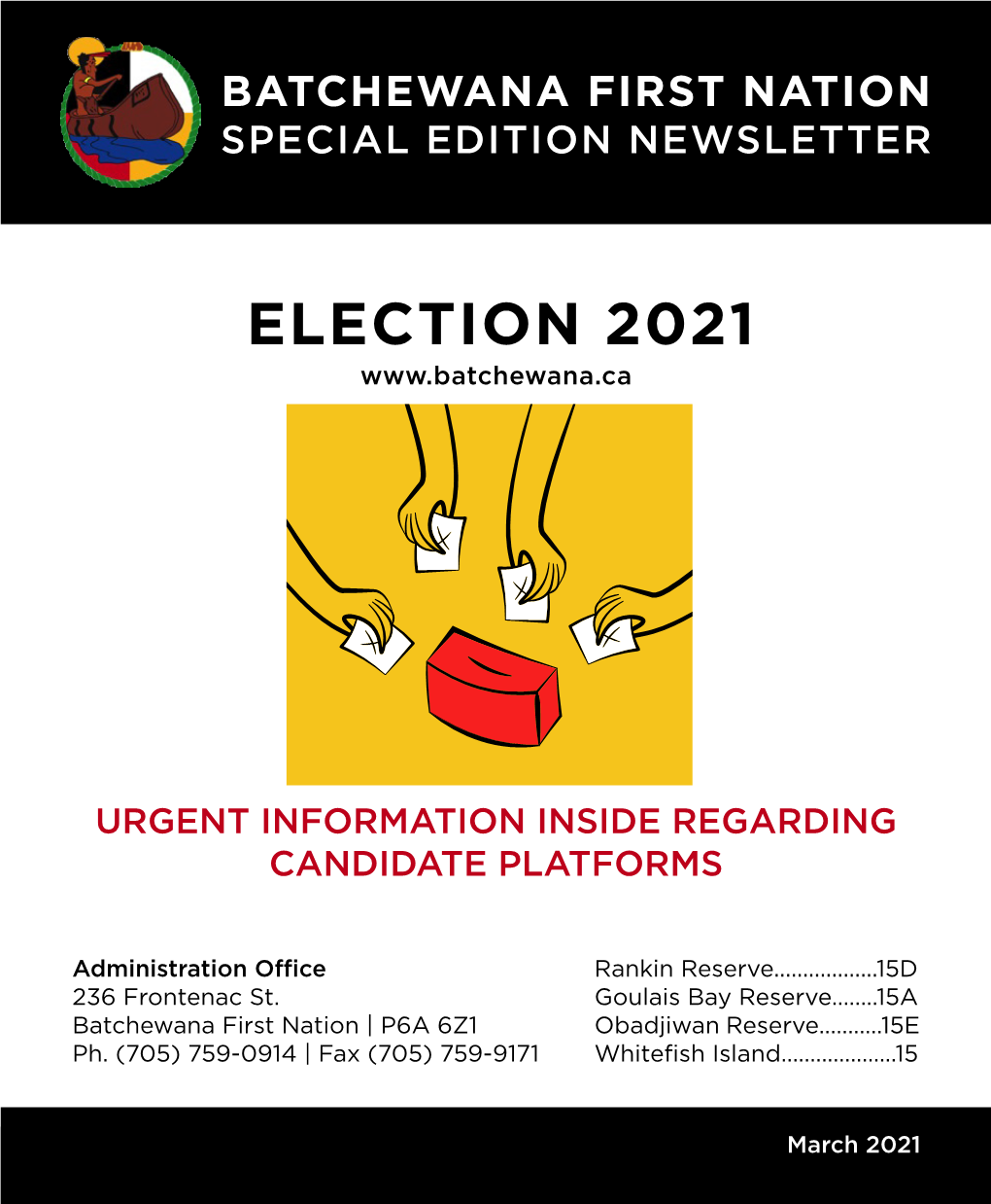 Election 2021 Newsletter