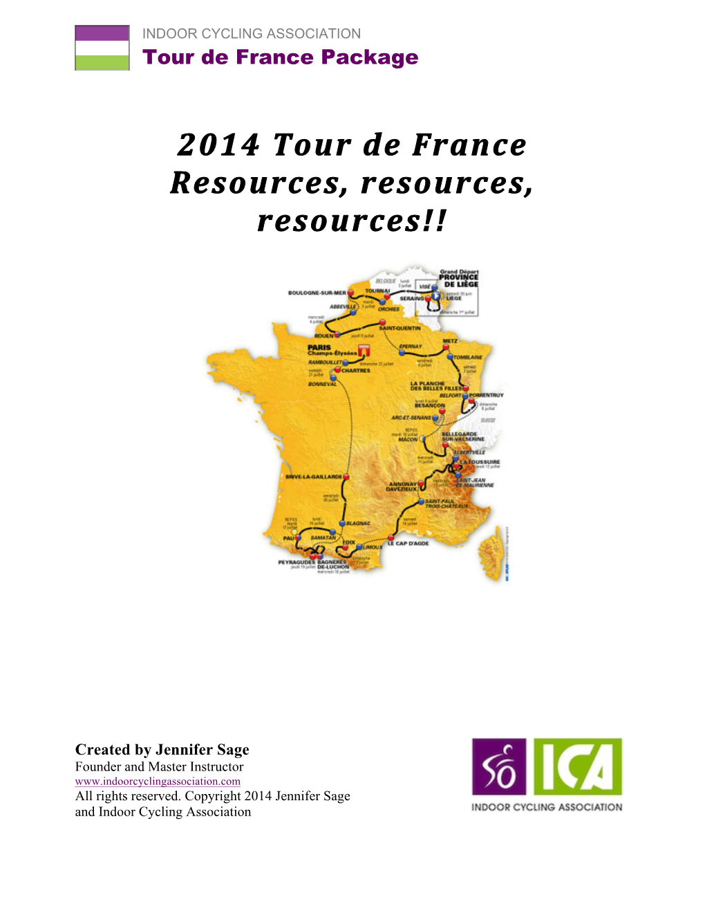 Resources for Your Tour De France Program 2014-1