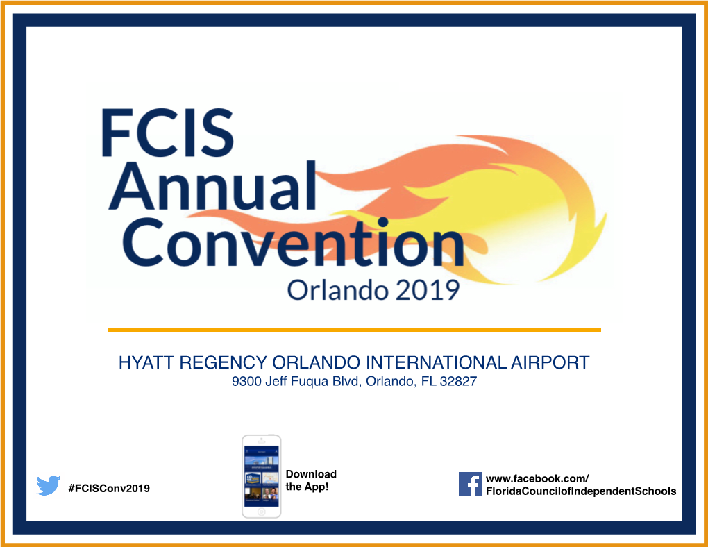 FCIS Convention Program 2019
