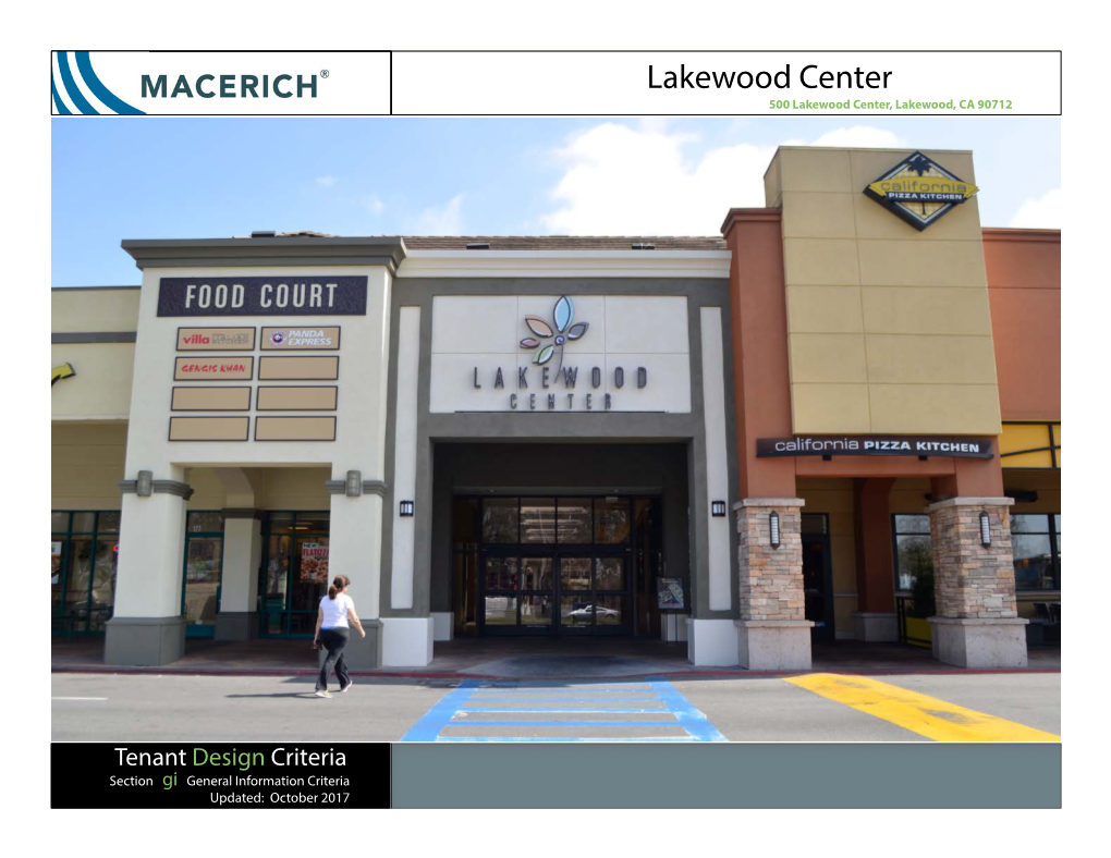 Lakewood Center 500 Lakewood Center, Lakewood, CA 90712