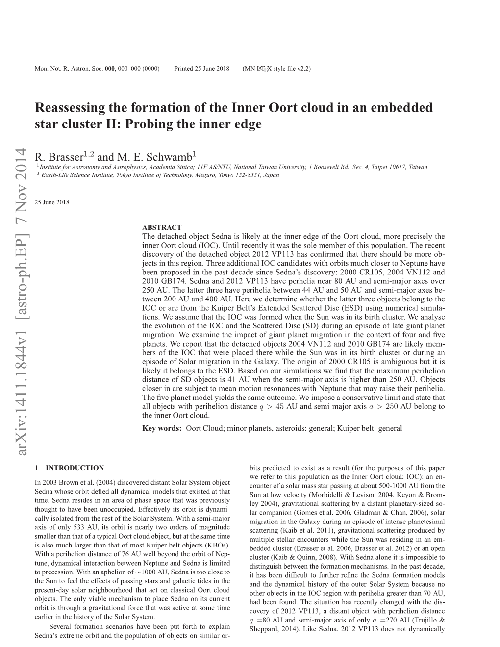 Reassessing the Formation of the Inner Oort Cloud in an Embedded Star Cluster II: Probing the Inner Edge