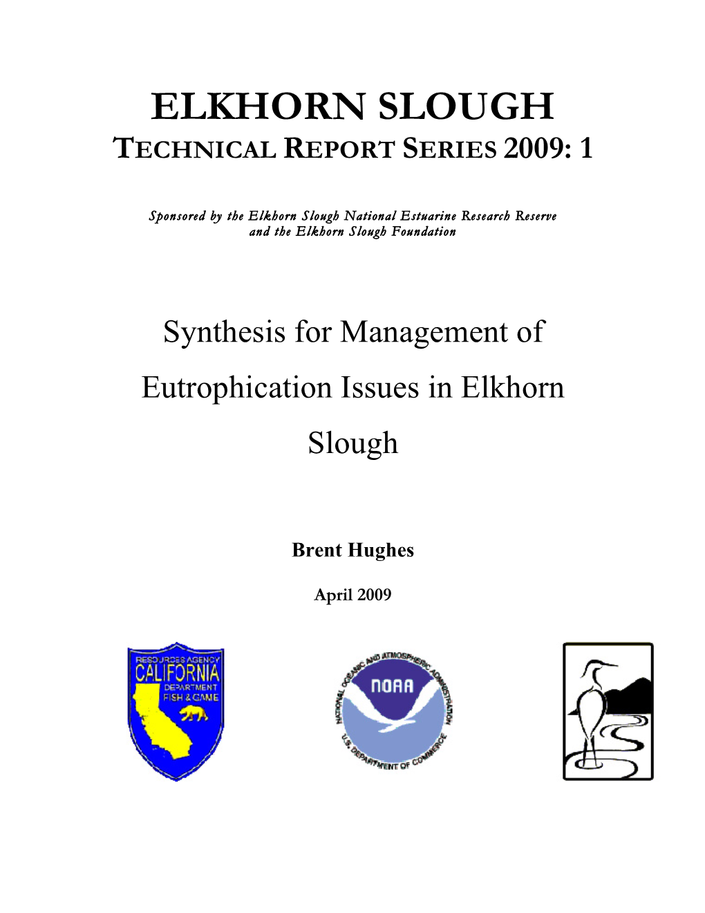 Synthesis for Management of Eutrophication Issues in Elkhorn Slough