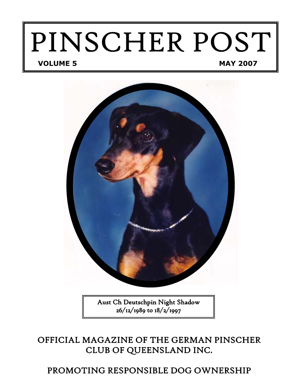 PINSCHER POST -.:: GEOCITIES.Ws