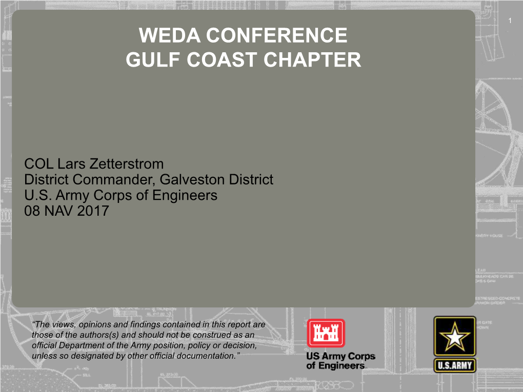 Weda Conference Gulf Coast Chapter