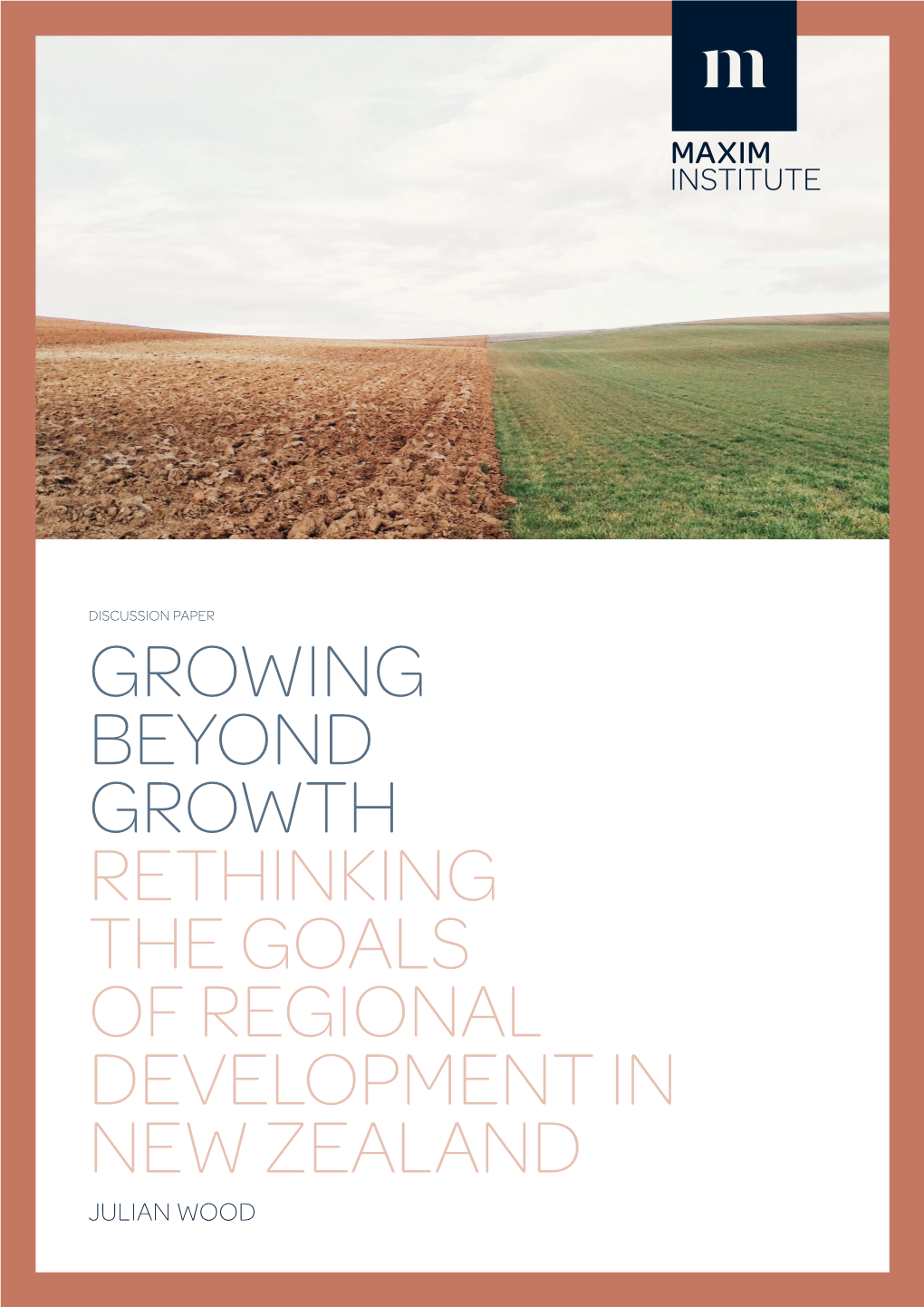 Growing Beyond Growth Rethinking the Goals Of