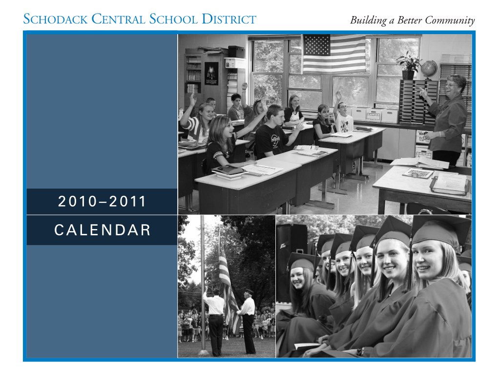 2010-11 District Calendar