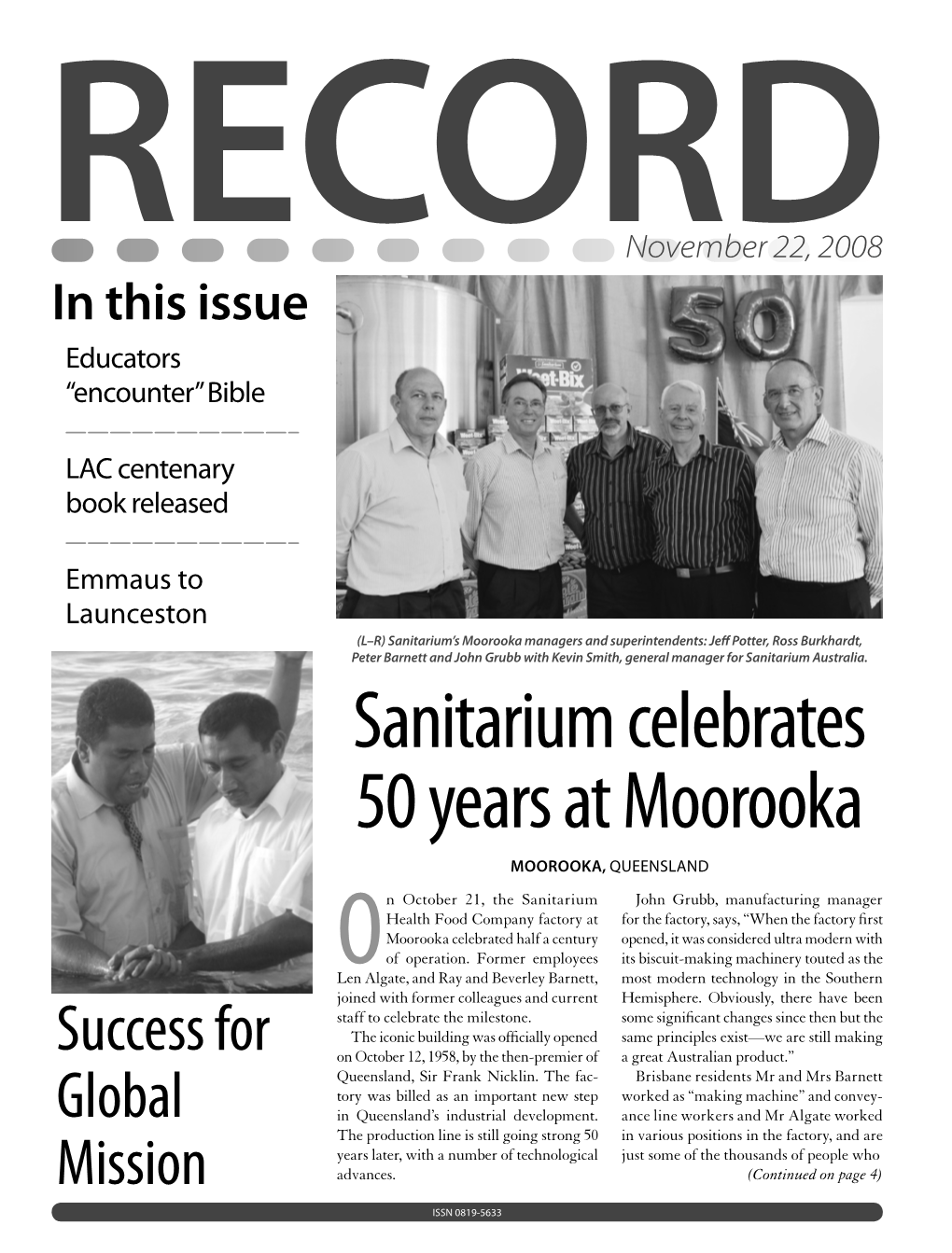 Sanitarium Celebrates 50 Years at Moorooka Moorooka, Queensland