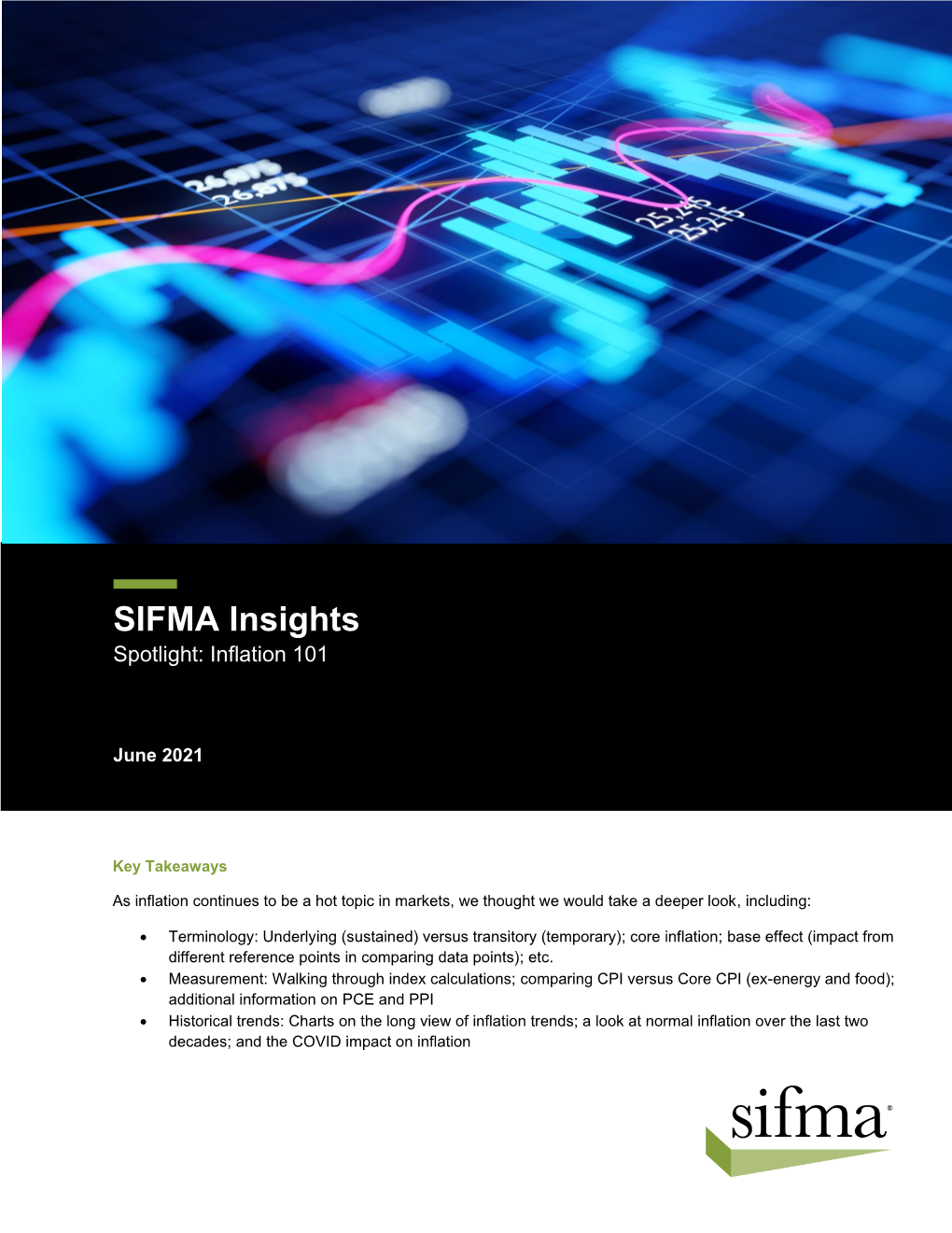SIFMA Insights Spotlight: Inflation 101