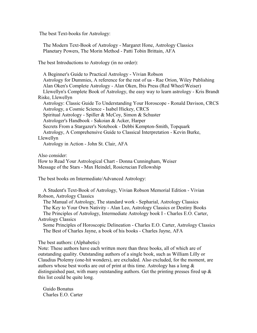 The Modern Text-Book of Astrology - Margaret Hone, Astrology Classics Planetary Powers, the Morin Method - Patti Tobin Brittain, AFA