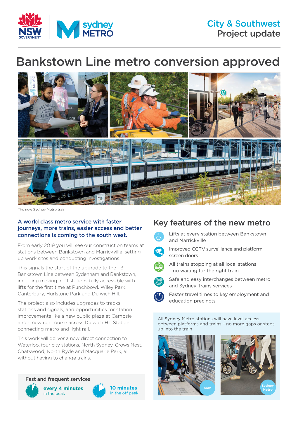 Bankstown Line Metro Conversion Newsletter