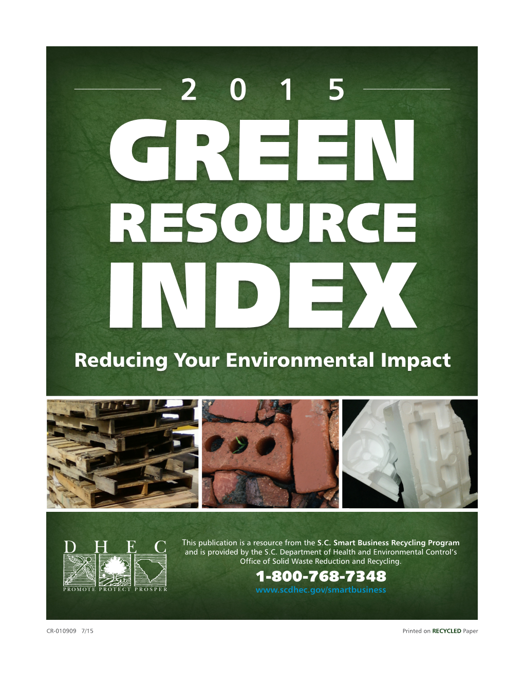 GREEN RESOURCE INDEX Reducing Your Environmental Impact