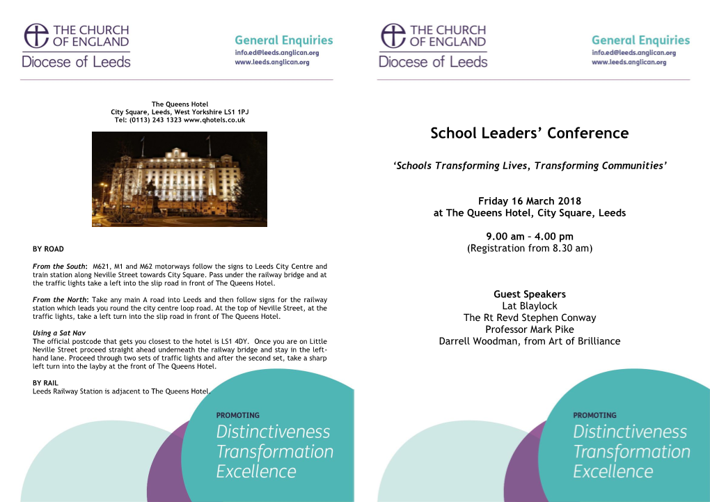 School Leaders' Conference