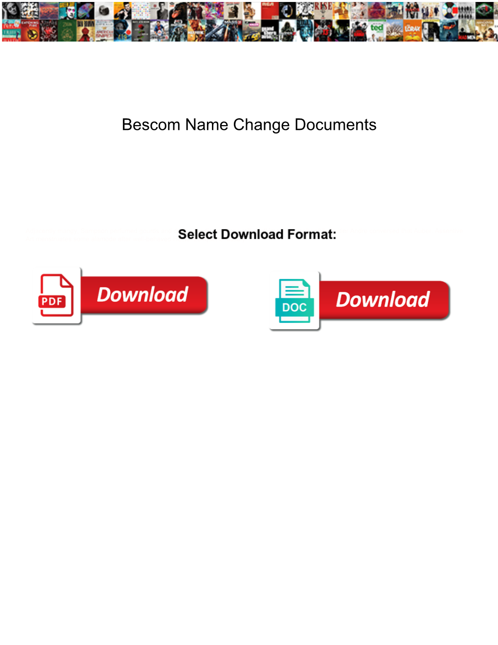 Bescom Name Change Documents