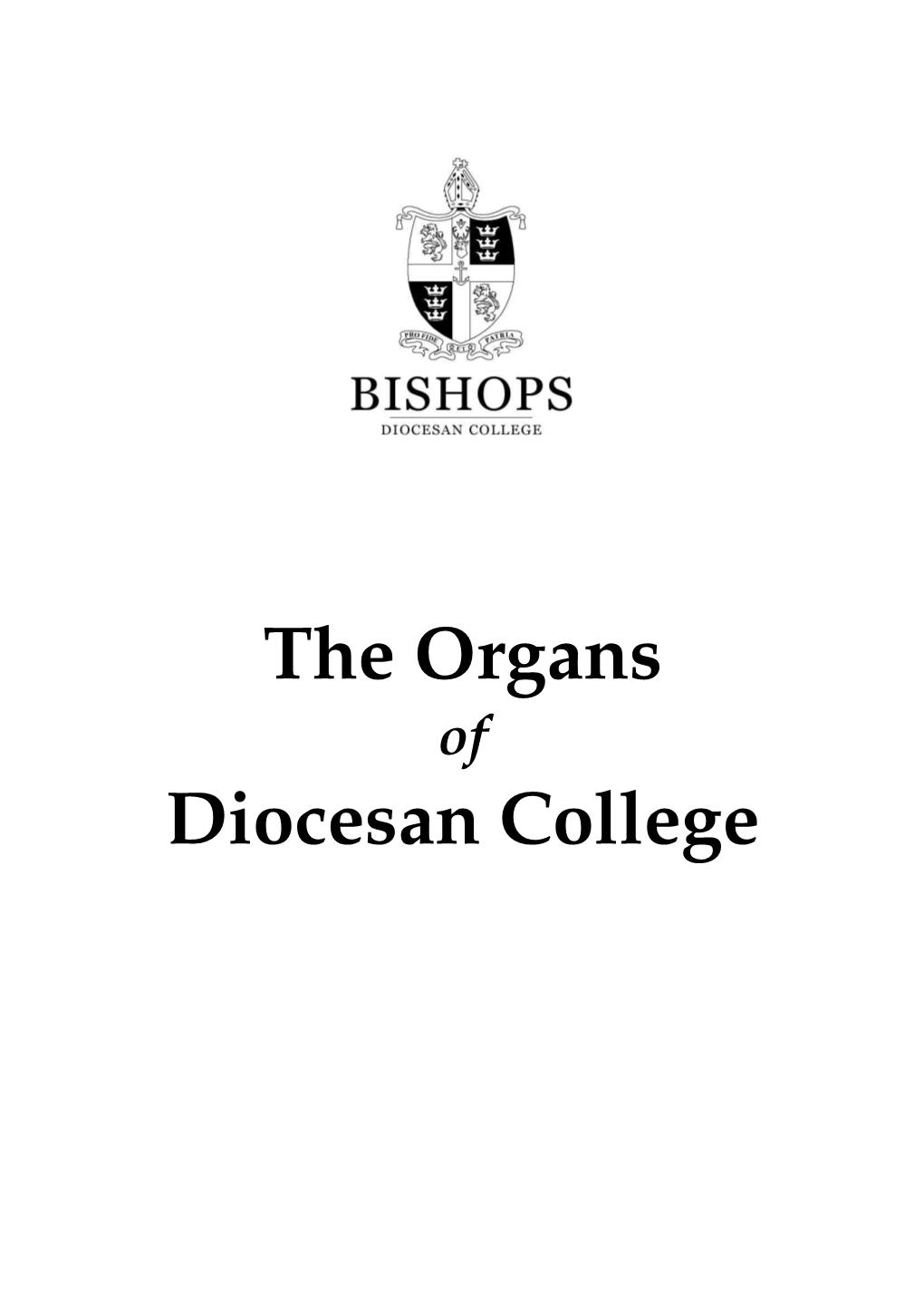 The Organs Diocesan College