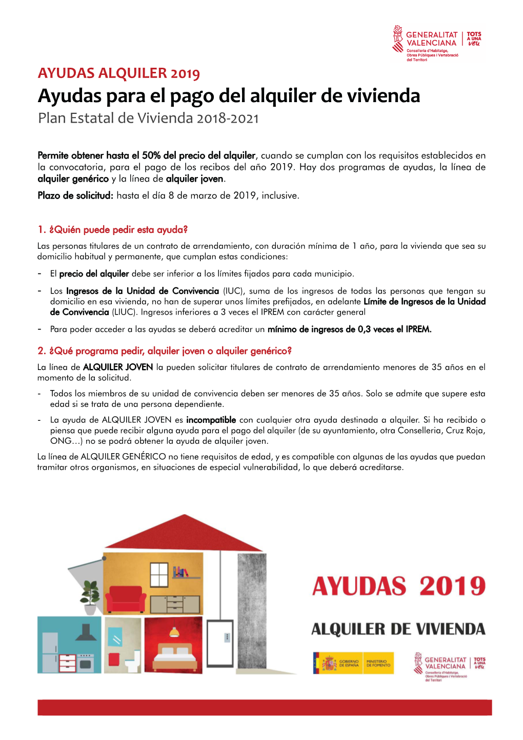 Ayudas Para El Pago Del Alquiler De Vivienda Plan Estatal De Vivienda 2018-2021