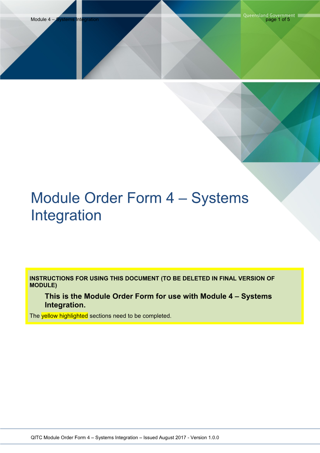 Instructions for Using This Document (To Be Deleted in Final Version of Module)