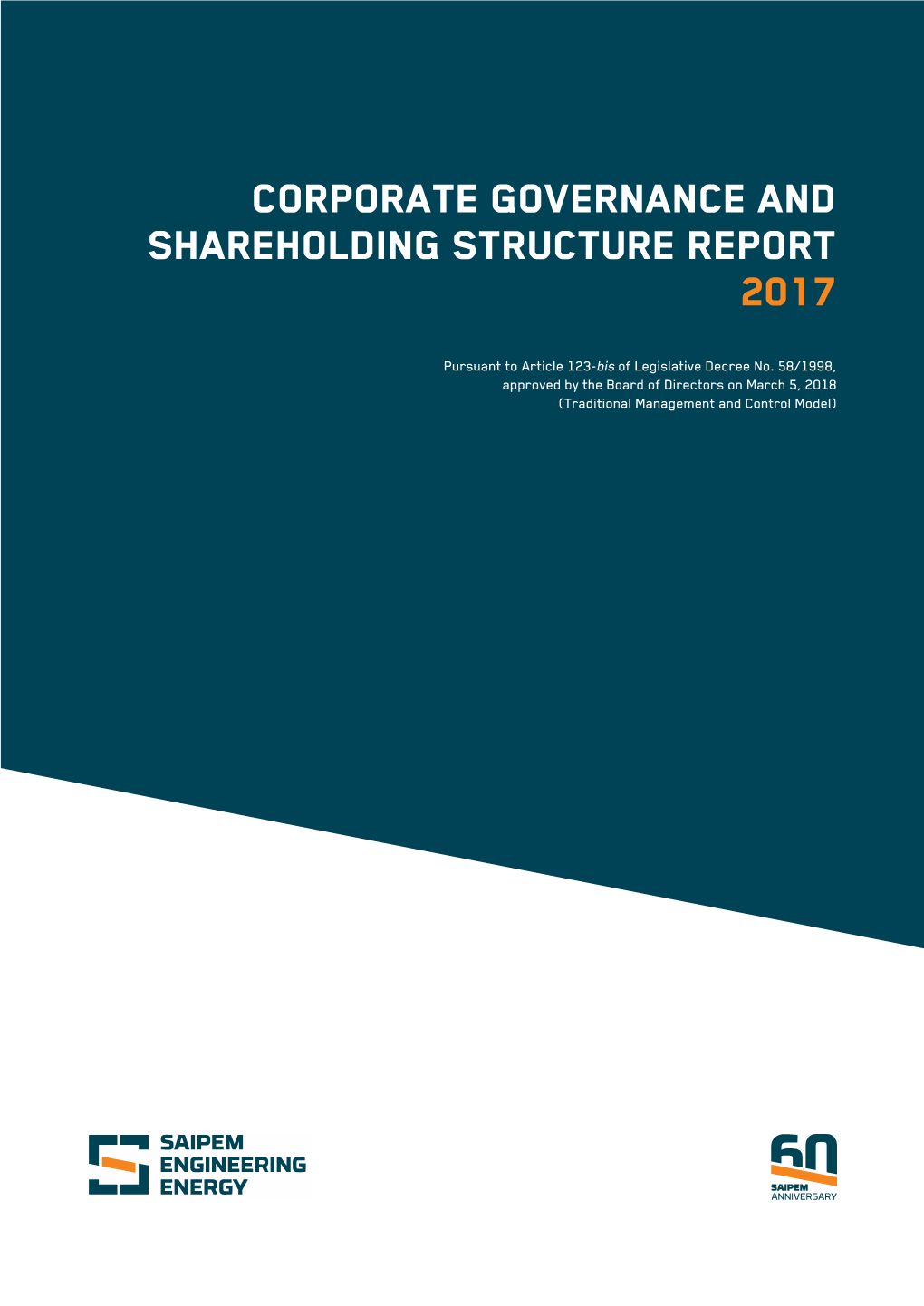 Corporate Governance and Shareholding Structure Report 2017