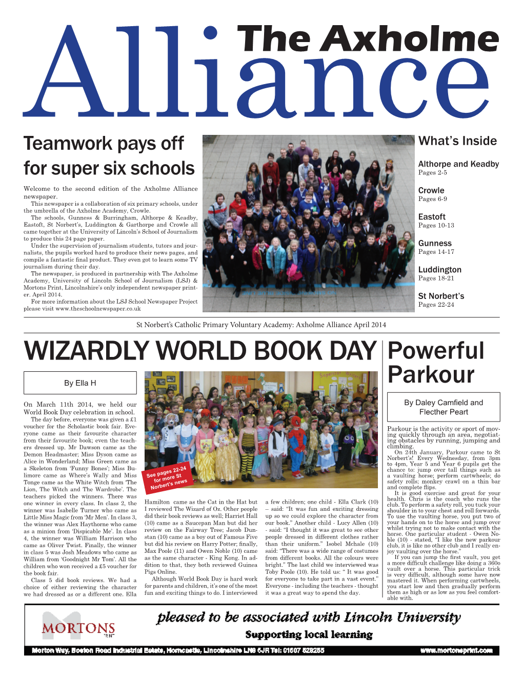The Axholme Alliance 2014 PDF File