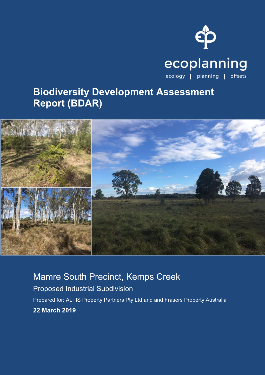 Biodiversity Development Assessment Report (BDAR)