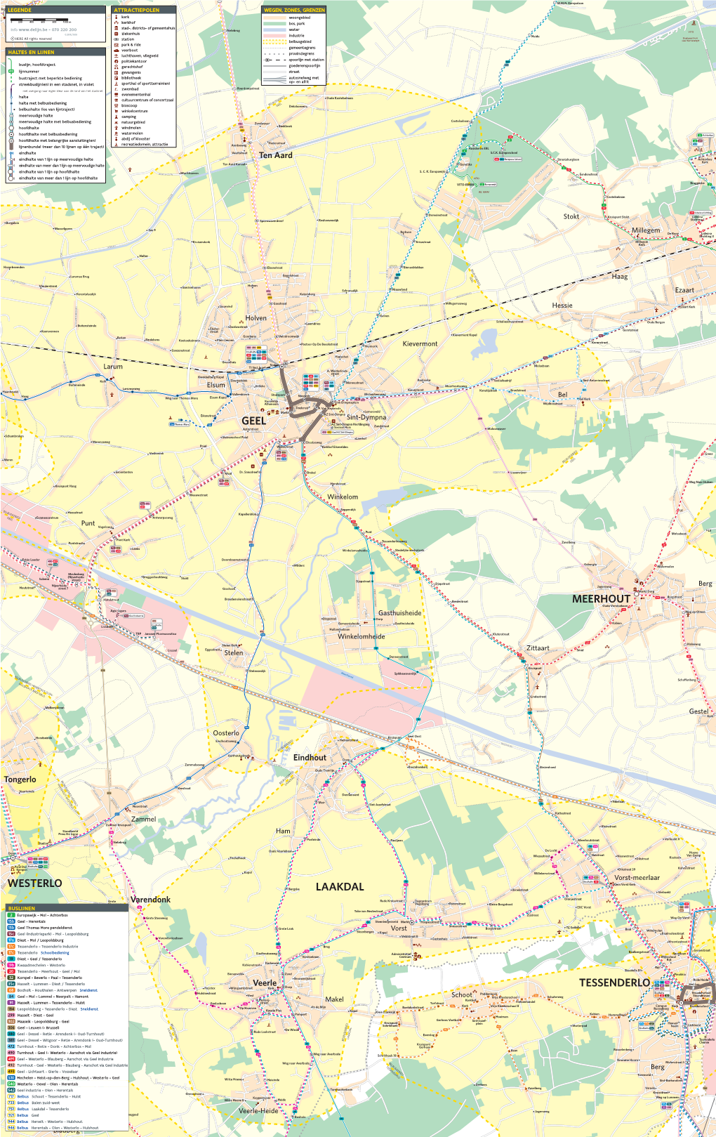 Meerhout Tessenderlo Laakdal Westerlo