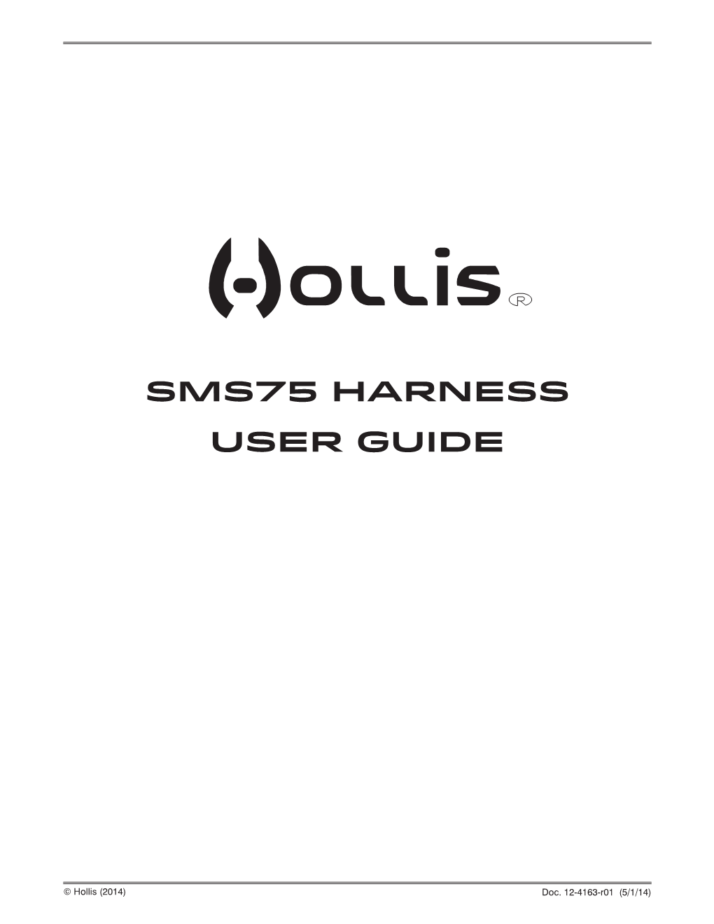Sms75 Harness User Guide