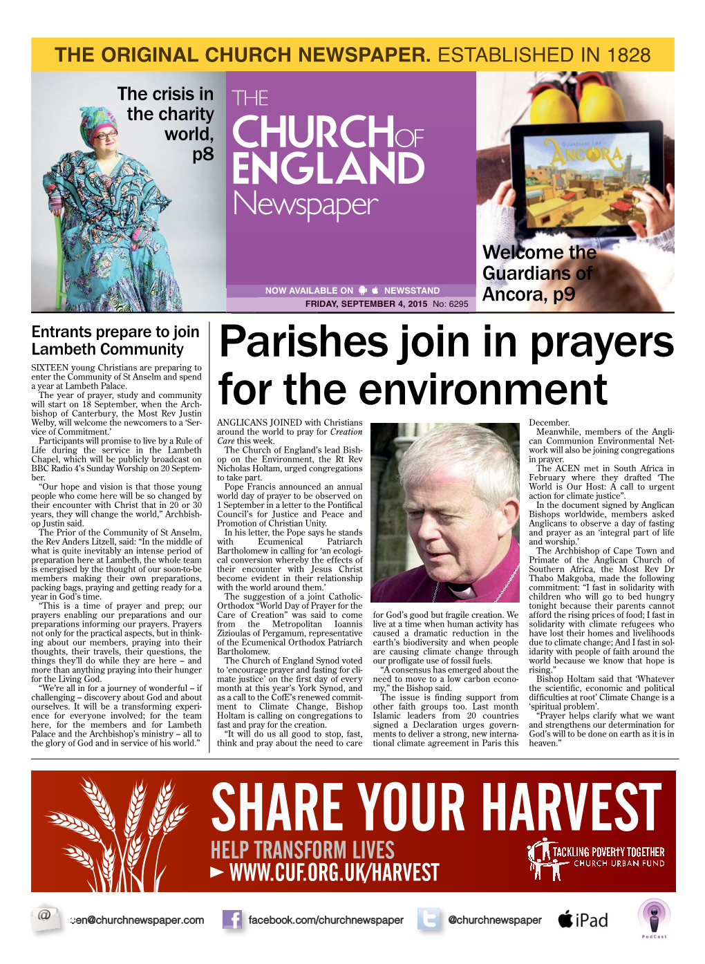 Parishes Join in Prayers for the Environment