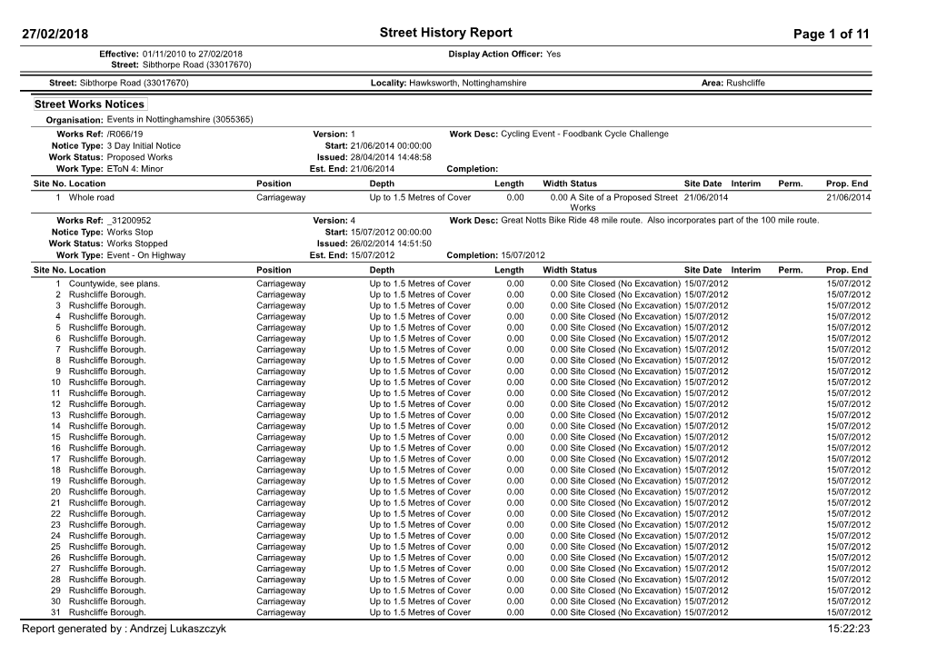 Street Works Notices.Pdf