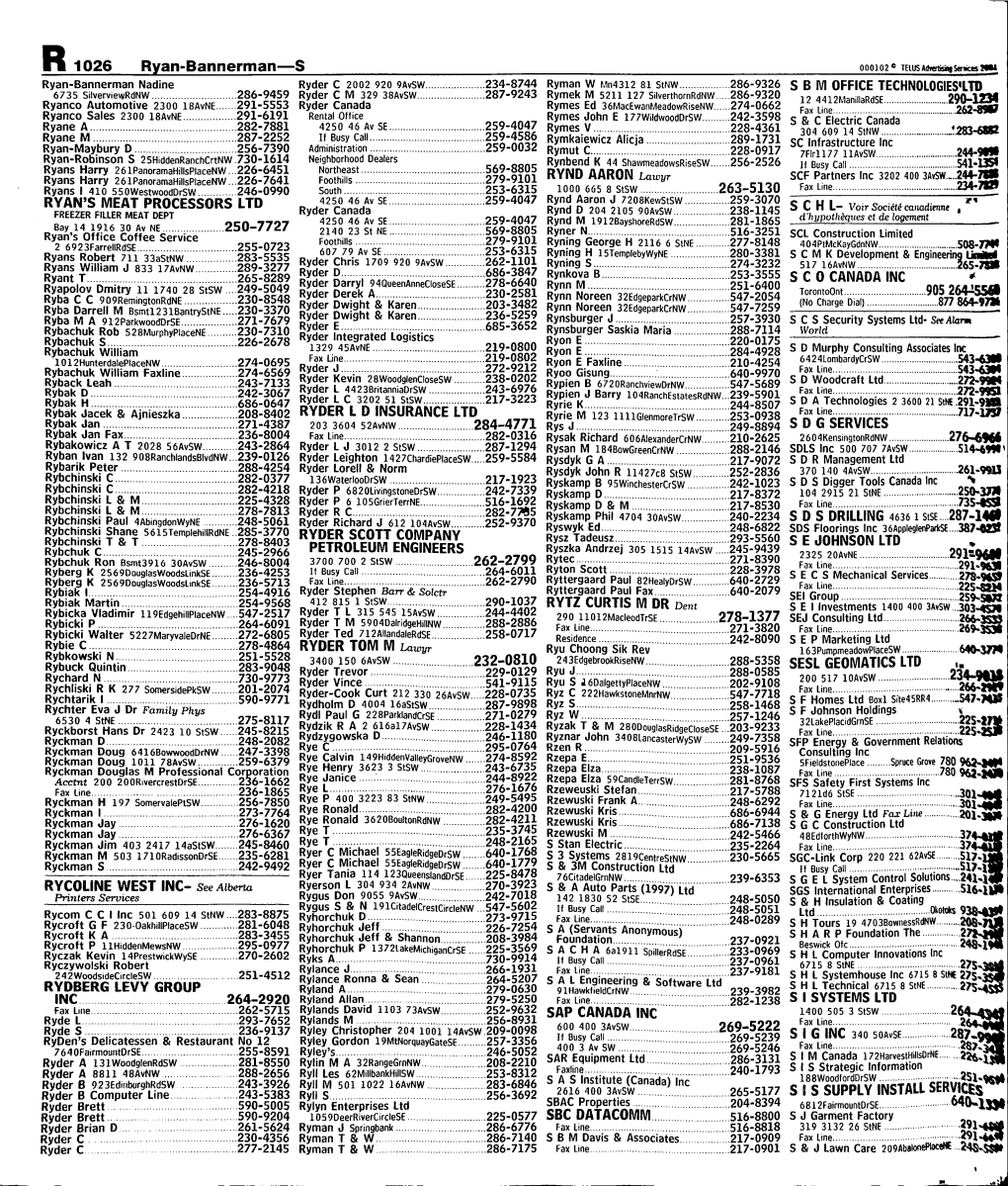 SCF Partners Inc 3202 400 3Avsw...244-7G O40«-Lju|