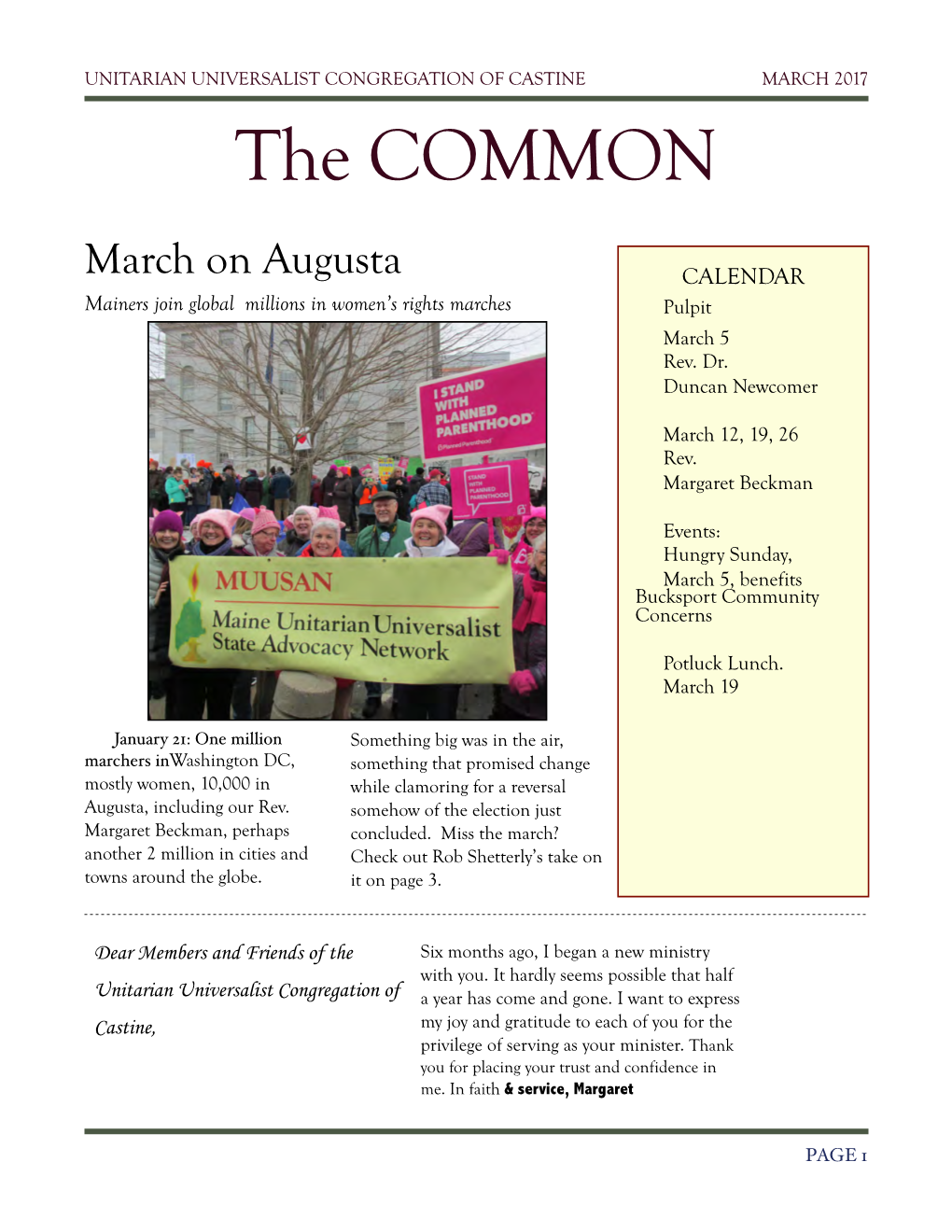 Common March 2017