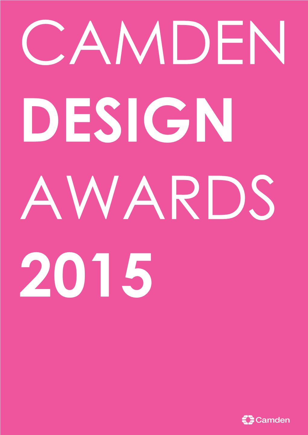 Camden Design Awards 2015 Brochure