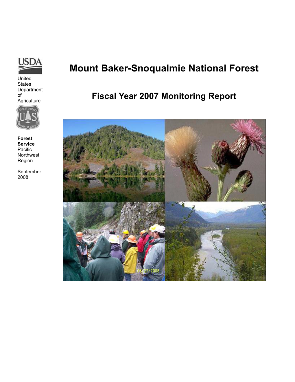 Mt. Baker-Snoqualmie National Forest Monitoring Report