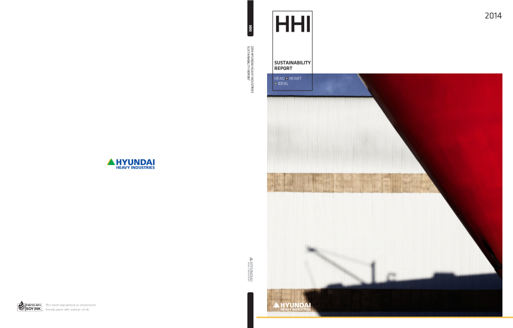 Sustainability Report 2014 Hyundai Heavy Industries