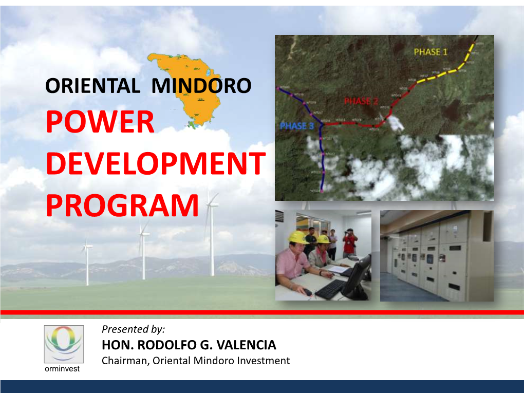 Oriental Mindoro Power Development Program