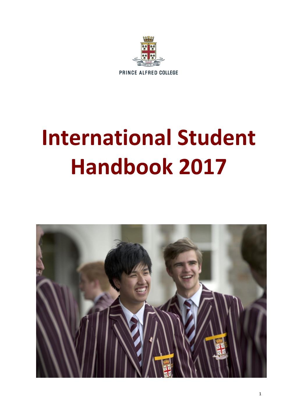 International Student Handbook 2017