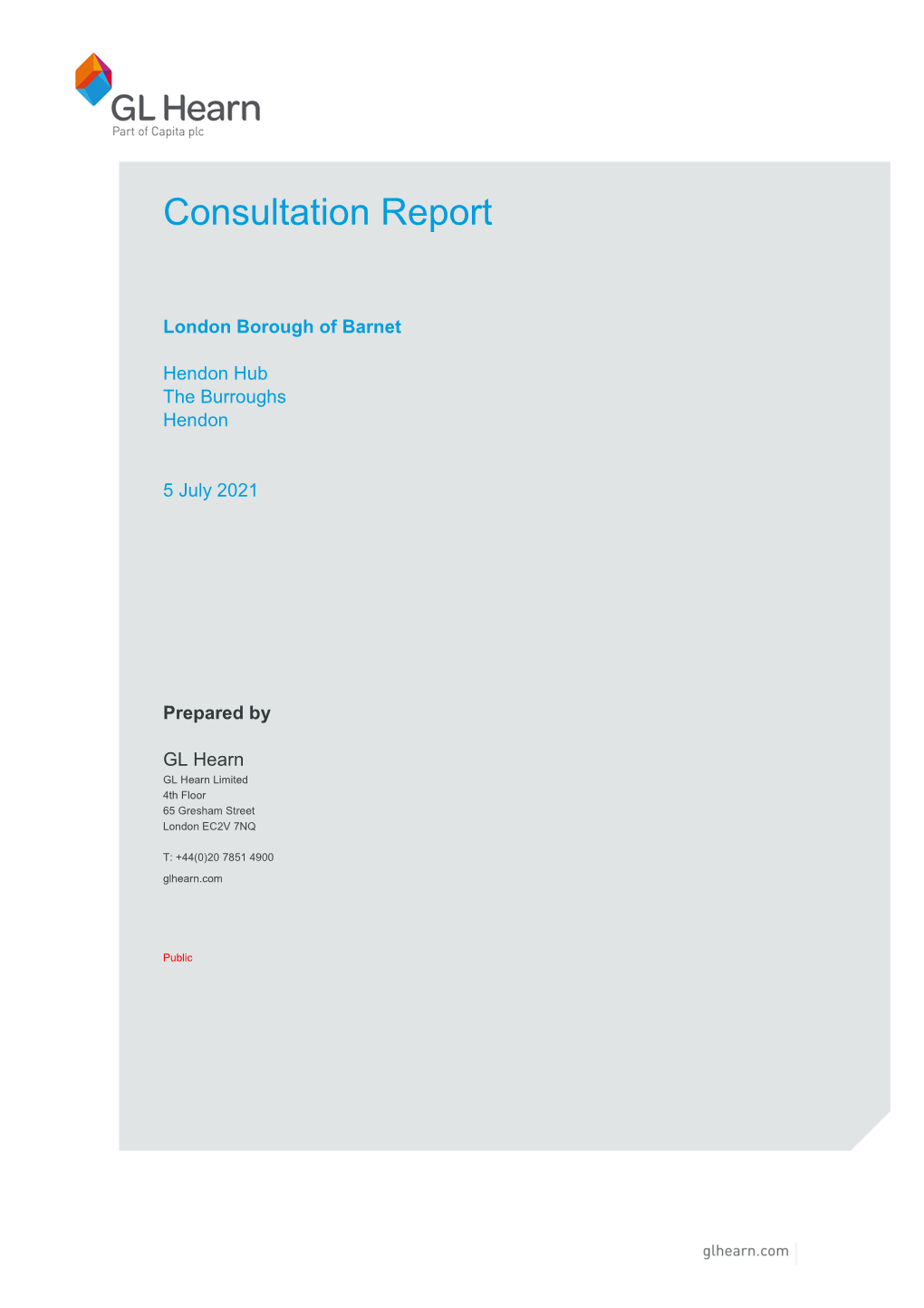 Consultation Report