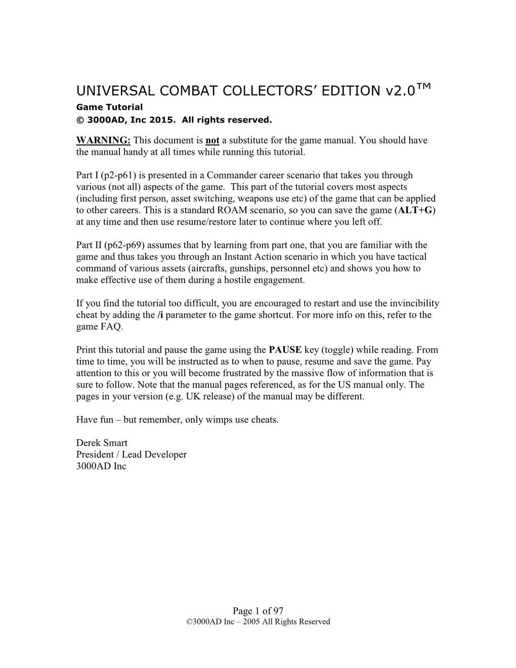 UNIVERSAL COMBAT COLLECTORS' EDITION V2.0™