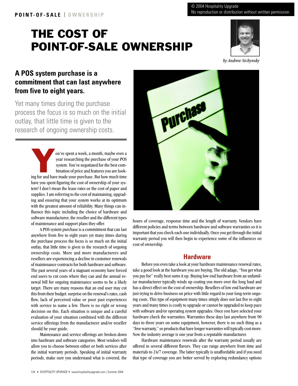 The Cost of Point-Of-Sale Ownership