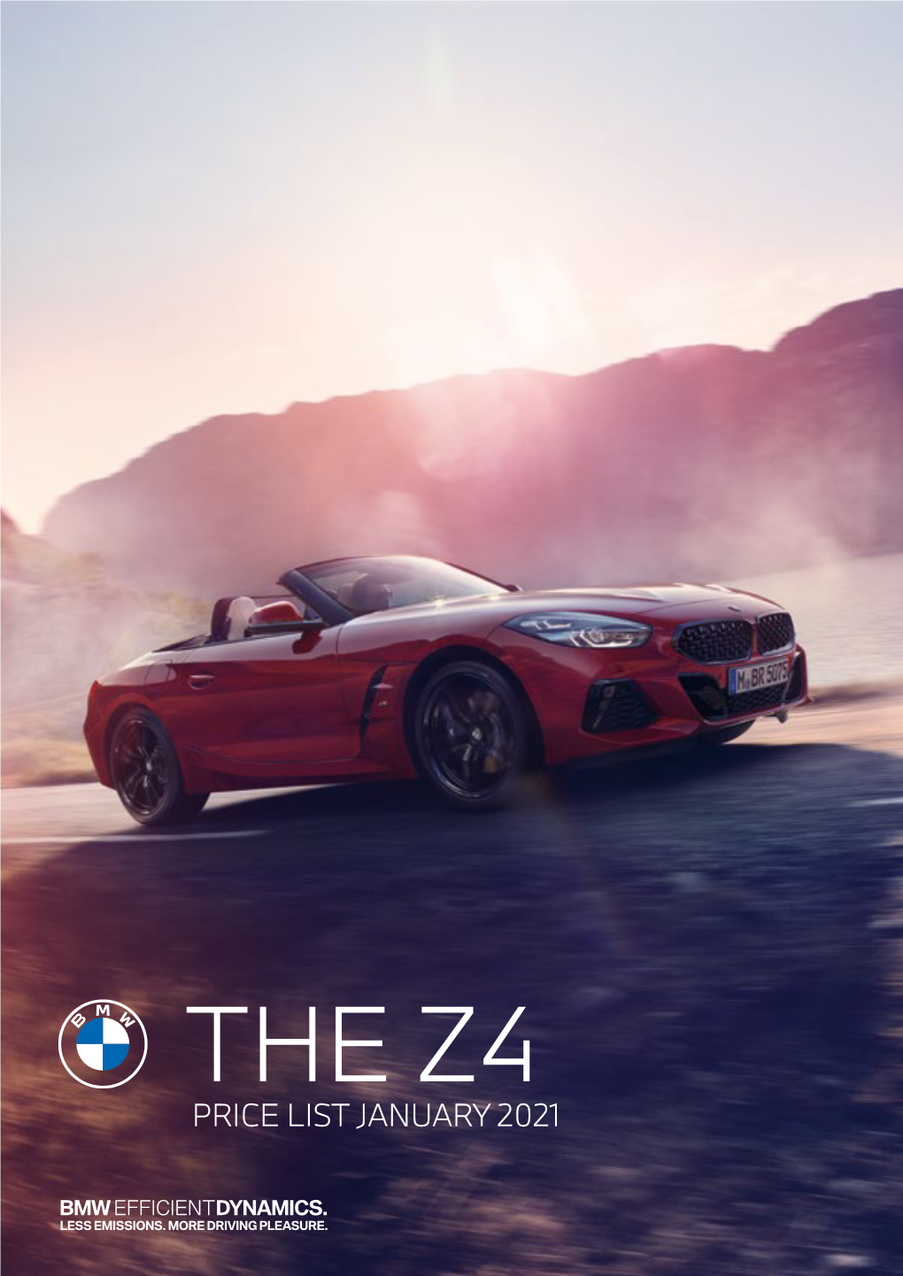 The Z4 Price List January 2021 the All-New Bmw Z4