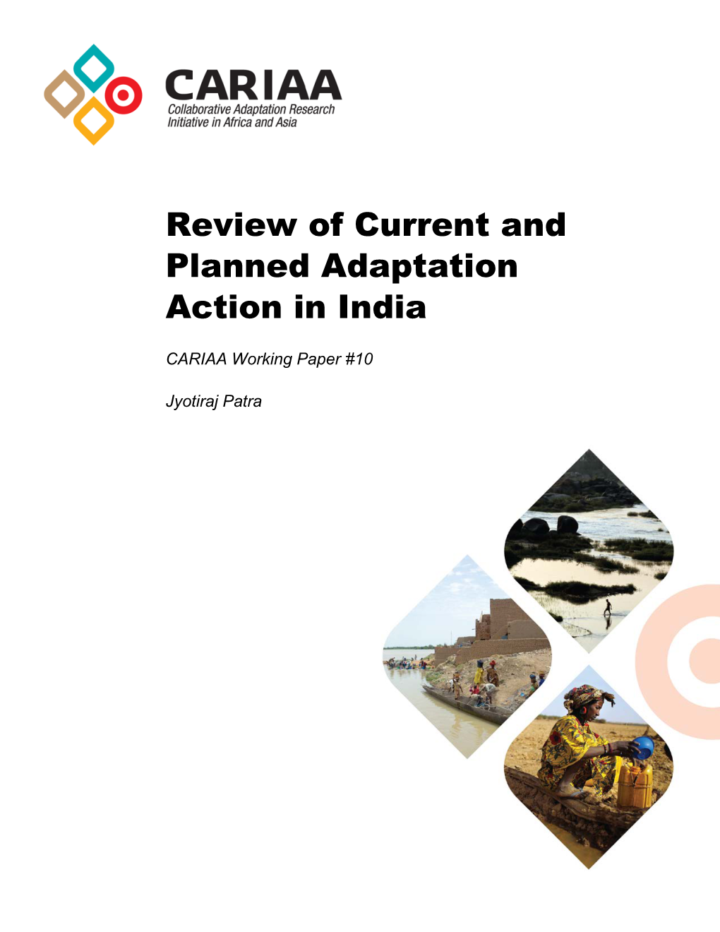 Review of Current and Planned Adaptation Action in India