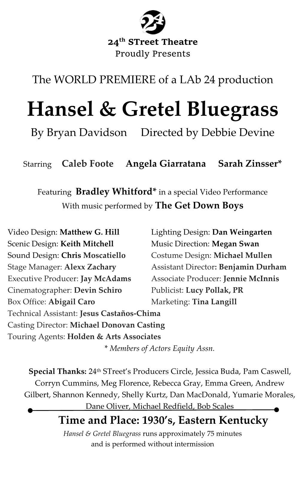 Hansel & Gretel Bluegrass