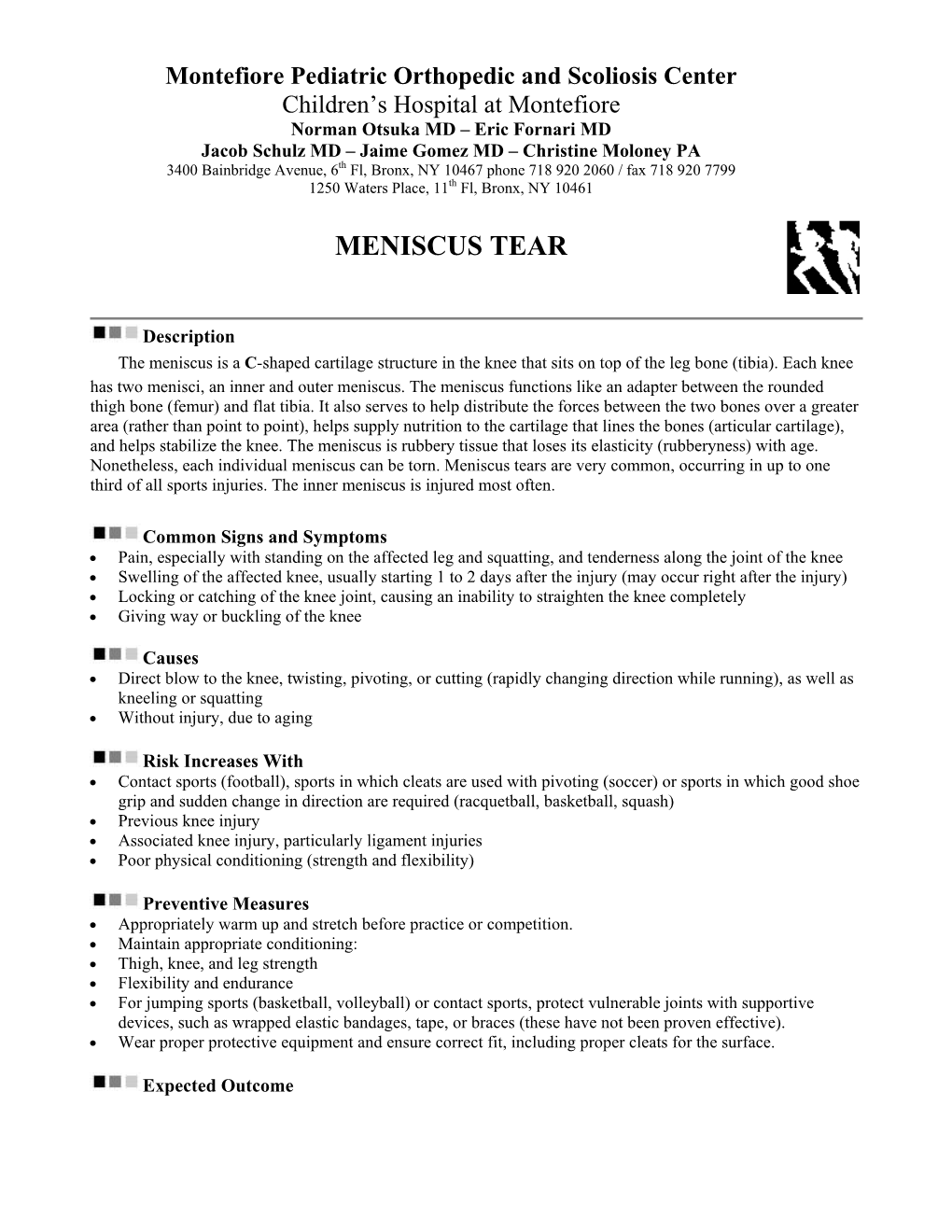 Meniscus Tear