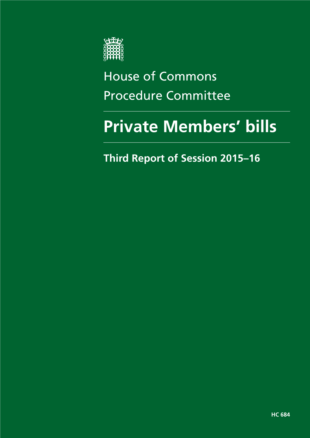 Private Members' Bills